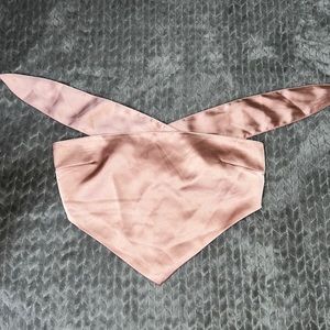 Forever 21 bandana satin crop top size S